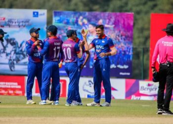 युएईविरुद्ध नेपाल ७ विकेटले विजयी