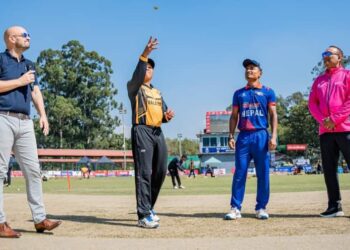 मलेसियाद्वारा नेपालसामु १६६ रनको लक्ष्य प्रस्तुत