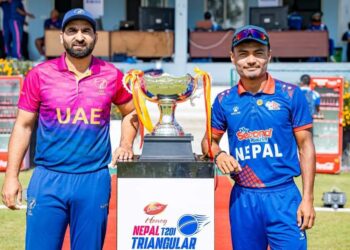 घरेलु मैदानमै नेपाललाई स्तब्ध पार्दै युएईले उचाल्यो उपाधि