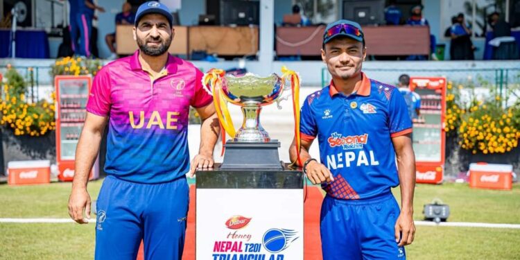 घरेलु मैदानमै नेपाललाई स्तब्ध पार्दै युएईले उचाल्यो उपाधि