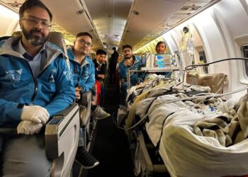 हेलिकप्टर दुर्घटनामा घाइते पाइलटलाई मुम्बई लगियो