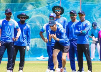 राजस्थान रोयल्सको एकेडेमीमा पसिना बगाउँदै क्रिकेट टिम (तस्बिरहरु)