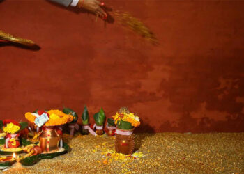 हनुमानढोकास्थित दसैं घरमा राखियो जमरा