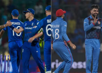 विश्वकप क्रिकेटमा इंग्ल्याण्ड र अफगानिस्तान भिड्दै