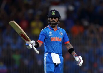 कोहलीको शतकमा भारतको विश्वकपमा लगातार चौथो जित