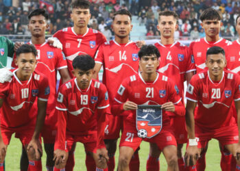 विश्वकप छनोट : अन्जनको गोलसँगै बराबरीमा रोकियो नेपाल