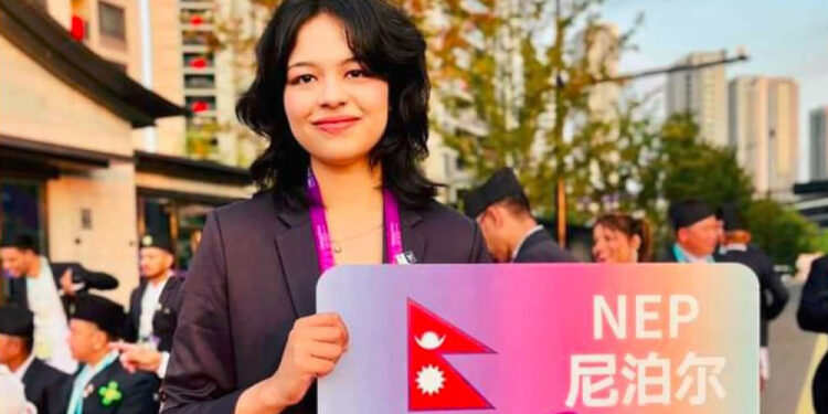 पारा एसियाली खेलकुदमा पलेशाले नेपाललाई दिलाइन् ऐतिहासिक पदक