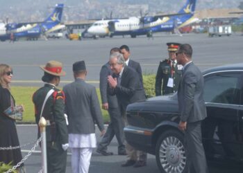 नेपाल भ्रमण सकेर फर्किए गुटेरेस