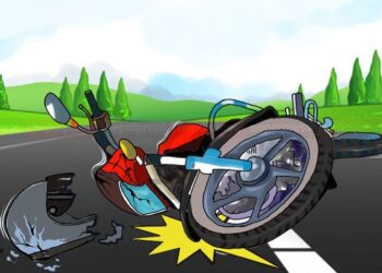 तीनजना सवार मोटरसाइकल दुर्घटना हुँदा दुईको मृत्यु