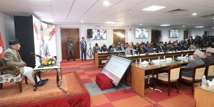 यस्तो छ प्रधानमन्त्री दाहालले गरेको सम्बोधन (पूर्णपाठ)