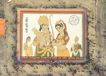 अन्नबाट बनाइएको सीतारामको आकृति तयार, बन्यो विश्व रेकर्ड