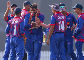 एसिसी यू-१९ एसिया कप : अफगानिस्तानले नेपाललाई दियो २६२ रनको लक्ष्य